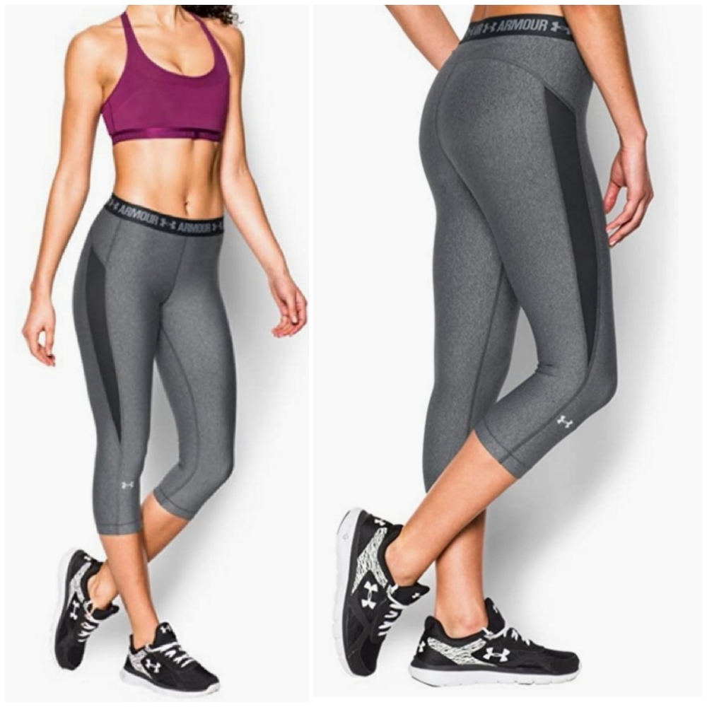 UNDER ARMOUR Women's HG Coolswitch Capri Work Out Leggings Tights